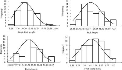 Screening candidate genes for fruit size based on QTL-seq in Chinese jujube